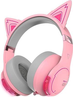 Edifier CAT Wireless Bluetooth Wired Cat Ear Gaming Headset with Mic (G5BTPink)