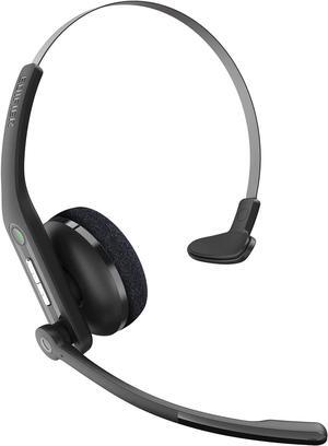 Edifier Bluetooth Headset with Noise Cancelling Microphone - Trucker Bluetooth Headset - HD Voice - 29hrs Talk Time - USB-C Cable - Multiple Calls Control - Ultralight Design - CC200Black
