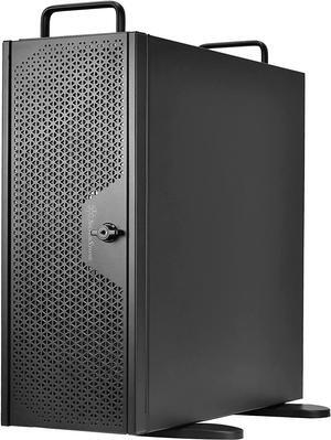 SilverStone Technology RM44 4U Rackmount Server Chassis with Enhanced Liquid Cooling Capability (up to 360mm Radiator)