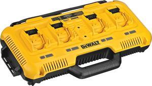 DEWALT 20V MAX Battery Charger, 4-Ports, Simultaneous Charging for 12V and 20V Max Batteries