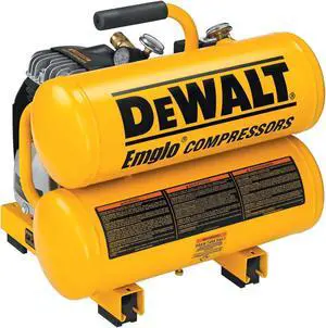 DEWALT 14 Amp 1.1-HP 4-Gallon Oiled Twin Hot Dog Compressor