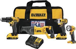 DEWALT 20V MAX Combo Kit, Compact 4-Tool