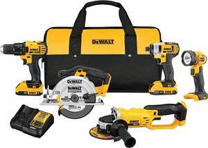 DeWalt 20V MAX Cordless Lithium-Ion Compact 5-Tool Combo Kit