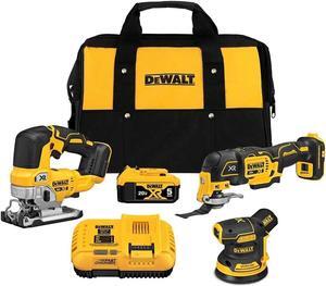 DEWALT 20V MAX Power Tool Combo Kit, Cordless Woodworking 3-Tool Set with 5ah Battery and Charger