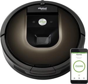 iRobot Roomba 980 Robot Vacuum-Wi-Fi Connected Mapping, Works with Alexa, Ideal for Pet Hair, Carpets, Hard Floors, Power Boost Technology, Black