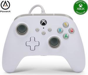 PowerA Wired Controller for Xbox Series X|S - White, gamepad, video game / gaming controller, works with Xbox One PC