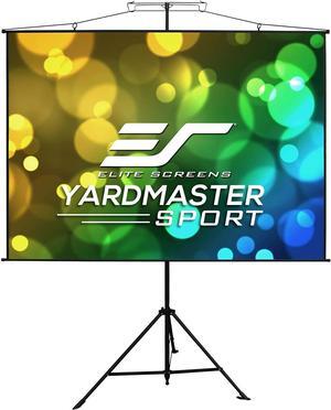 Elite Screens Yard Master Sport, 96 inch 1:1, 2-in-1 Wall Tripod Stand Outdoor Indoor Portable Projector Screen Front Projection Carrying Bag, Home Theater