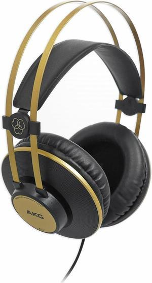 AKG K92 Over-Ear Closed-Back Monitor Studio Stereo Headphones Black/Gold