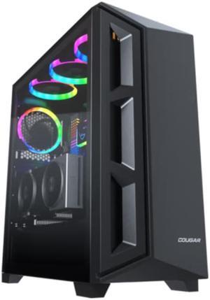 COUGAR Dark Blader X5 White Mid-Tower Case with Superior Airflow - Black