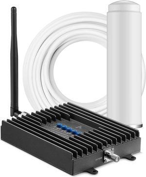 SureCall Fusion4Home Cell Phone Signal Booster up to 2000 sq ft, Boosts 5G/4G LTE, Omni Outdoor Antenna, Home & Office Multi-User All Carrier, Verizon AT&T Sprint T-Mobile, FCC Approved