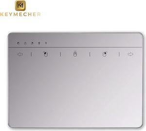 Multi-Gesture Wired Trackpad for Windows 7 and Windows 10, USB Slim Touchpad Mouse for Computer, Notebook, PC, and Laptop (Aluminum Silver, Support Windows Precision Touchpad)