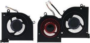 CPU&GPU Cooling Fan For MSI GS65 GS65VR MS-16Q2 16Q2-CPU-CW 16Q2-GPU-CW