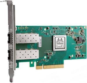 Mellanox MCX512A-ACUT  ConnectX-5 EN network interface card, 10/25GbE dual-port SFP28, PCIe3.0 x8, UEFI Enabled (x86/ARM), both bracket