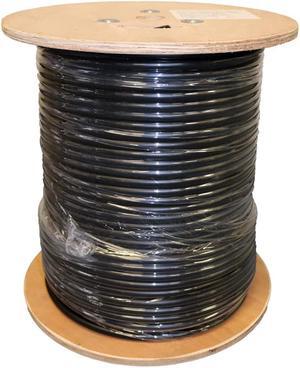 Bolton400 50-ohm Black Coax Cable - Low Loss Coaxial LMR400 Spec (500 Ft)