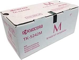 Kyocera TK-5242M Magenta Toner Cartridge for Ecosys P5026cdw/M5526cdw, Genuine Kyocera, Up To 3000 Pages - 1T02R7BUS0