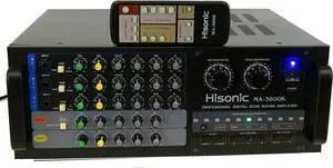 Hisonic Dual Channel MA3800K Karaoke Mixing Amplifier 760W