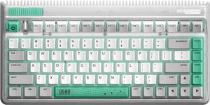iQunix 80% layout 83-key RGB Backlight Compact Wireless Mechanical Gaming Keyboard., 2.4G Wireless Mechanical Keyboard with Red Cherry MX Switch