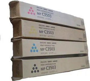 Ricoh 841813 841814 841815 841816 OEM MP C3503 Toner High Yield Set