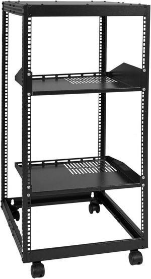 20U 4 Post Open Frame Server Rack Network Enclosure 23''-40'' Adjustable