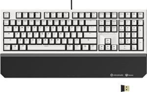 Wireless Mechanical Keyboard with Kaihl Box Blue Switch, Dark Knight Computer Keyboard for Gaming, Typing, Ergonomic 108-key Typewriter Keyboard with Wrist Rest