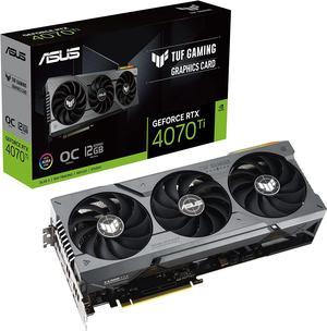 ASUS TUF Gaming NVIDIA GeForce RTX 4070 Ti OC Edition Gaming Graphics Card (PCIe 4.0, 12GB GDDR6X, HDMI 2.1a, DisplayPort 1.4a)