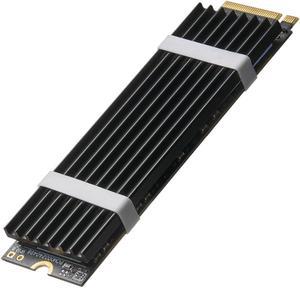 M.2 Heatsink with M.2 Thermal Pad for 2280 M.2 PCIe 4.0/3.0 NVMe SSD , Aluminum M.2 Heatsink Cooling Kits fit for PS5/PC