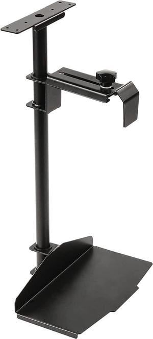 CPU Holder Under Desk Mount, Computer Tower Holder 360° Swivel Height & Width Adjustable, Holds up to 44 lbs, Fits Most Computer Tower, Black