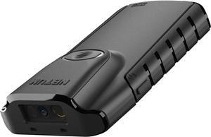 Bluetooth 2D Barcode Scanner, 3-in-1 Small Portable QR Bar Code Reader Automatic Wireless Gun Scan Back Clip Work with Tablet iOS Android Windows MacOS for Warehouse Inventory POS