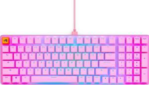 Glorious GMMK2 - Hot Swappable Mechanical Keyboard - Pink - 96% Full Size Wired Keyboard - Low-Profile - Cherry Mx Style Switches - Double Shot Keycaps & Linear Switches - PC Gaming Setup Accessories