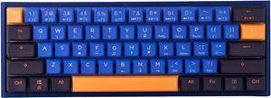 Horizon Blue 61 Keys Pro Mini RGB Tri-Mode Hot-swap Mechanical Keyboard,60% Compact Bluetooth 5.0/2.4G/Type-C Keyboard XDA PBT Keycaps Gateron Blue Switch Gaming Keyboard for PC Mac Gamer