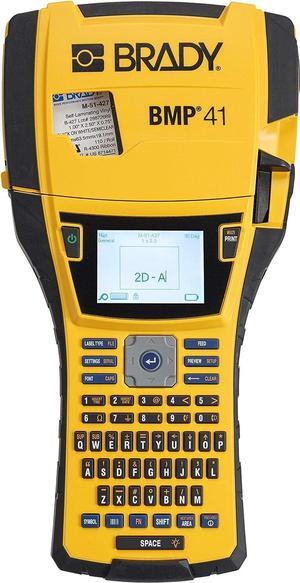 Brady BMP41 Portable Industrial Label Maker with Hard Case, Cable, AC Adapter, B595 Labels, Battery Pack,Yellow/Black