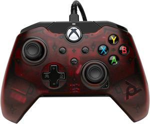 PDP Wired Game Controller - Xbox Series X|S, Xbox One, PC/Laptop Windows 10, Steam Gaming Controller - USB - Advanced Audio Controls - Dual Vibration Videogame Gamepad - Crimson Red