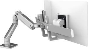 Ergotron  HX Dual Monitor Arm, VESA Desk Mount  for 2 Monitors Up to 32 Inches, 5 to 17.5 lbs Each  Polished Aluminum