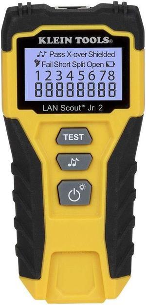 Klein Tools VDV526-200 Cable Tester, LAN Scout Jr. 2 Ethernet Cable Tester for CAT 5e, CAT 6/6A Cables with RJ45 Connections