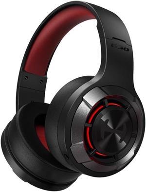 HECATE by Edifier G30S Wireless Gaming Headset, 2.4GHz / Bluetooth 5.3 Dual-Mode Transmission, Game Sound Effects, Dual Noise Cancelling Microphone for PC/MAC/PS4/PS5, RGB Lighting - Black Red