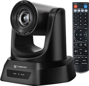 HDMI/USB PTZ Camera 10X Optical Zoom 60fps 1080P Video Conference Camera for Church Worship Live Streaming Meeting Online Learn with Zoom Skype OBS and More
