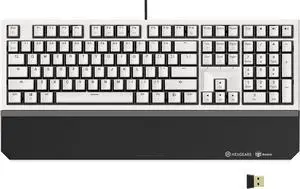 Wireless Mechanical Keyboard with Kailh Box Gold Switch, Dark Knight Computer Keyboard for Gaming, Typing, Ergonomic 108-key Typewriter Keyboard with Wrist Rest Wireless Mechanical Keyboard with Kailh Box Gold Switch, Dark Knight Computer Keyboard for Gaming, Typing, Ergonomic 108-key Typewriter Keyboard with Wrist Rest