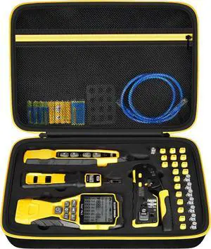 Case Compatible with Klein Tools VDV501-851 VDV500-123 VDV226-110 VDV427-300. Storage Carrying Travel Holder for Cable Tester for Scout Pro 3/ Tracer Probe/ Wire Stripper and Accessories (Box Only)