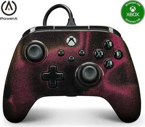 PowerA Advantage Wired Controller for Xbox Series X|S - Pink Lemonade, Xbox Controller with Detachable 10ft USB-C Cable, Mappable Buttons, Trigger Locks and Rumble Motors, Officially Licensed for Xbox