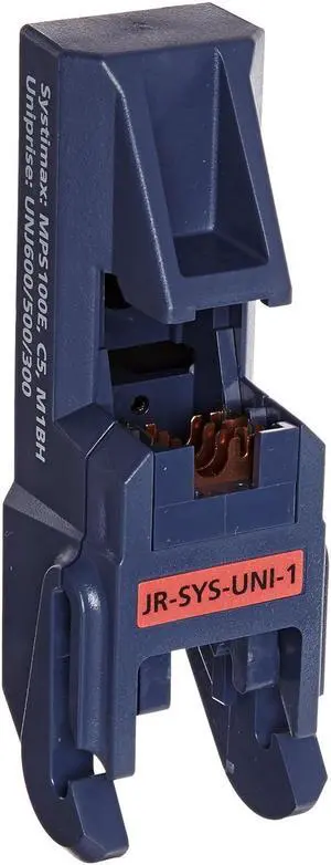 Fluke Networks JR-SYS-UNI-1-H JackRapid Replacement Blade Head for Systimax MPS100E, C5, M1BH and Uniprise UNJ600/500/300