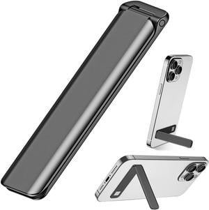 Cell Phone Kickstand,Vertical and Horizontal Aluminum Phone Stand for Desk,Adjustable Phone Holder Stand for Desk Compatible with iPhone 15/14/13/12/11Samsung Huawei All Smartphones-Black