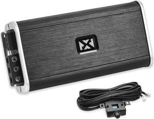 NVX VADM1 500W RMS Class D Monoblock Car/Marine/Powersports Micro Amplifier with Bass Remote