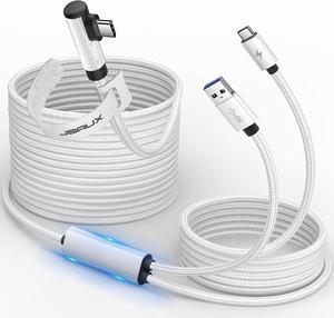 Link Cable 16FT Compatible with Meta/Oculus Quest 3/2 Accessories Charging While Playing | Play All Day Without Battery Pack  USB 3.0 High Speed Charger Compatible with Quest 3 2 1 Pro Pico 4