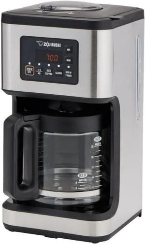 Zojirushi Coffee Maker Dome Brew Programmable, StainlessSteel and Black