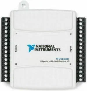 National Instruments USB-6009 Data Acquisition Card, NI DAQ, Multifunction