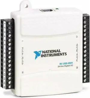 National Instruments 24-CH 8.5mA 5MHz Digital I/O USB-6501 DAQ 779205-01