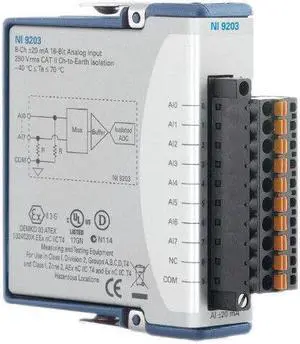 National Instruments NI-9203 cDAQ Analog Current Input Module 779516-01