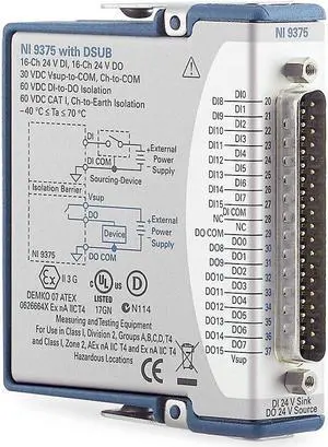 National Instruments NI 9375 cDAQ Digital Input / Output Module 32ch DIO
