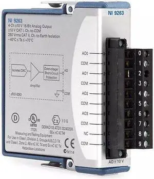 National Instruments NI 9263 cDAQ Analog Output Module 779012-01