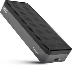 Targus USB C Universal Docking Station with Quad 4K(QV4K), Docking Station Single 5K/Quad 4K UHD Display,USB C Laptop Docking Station with 4 DisplayPort or 4 HDMI Ports/100W Power Delivery